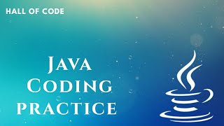 Easy Coding Practice for Beginners in Java - 1