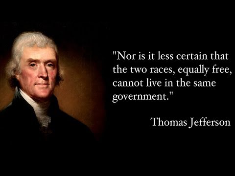 Thomas Jefferson Wanted to End Slavery & Send Blacks Back to Africa