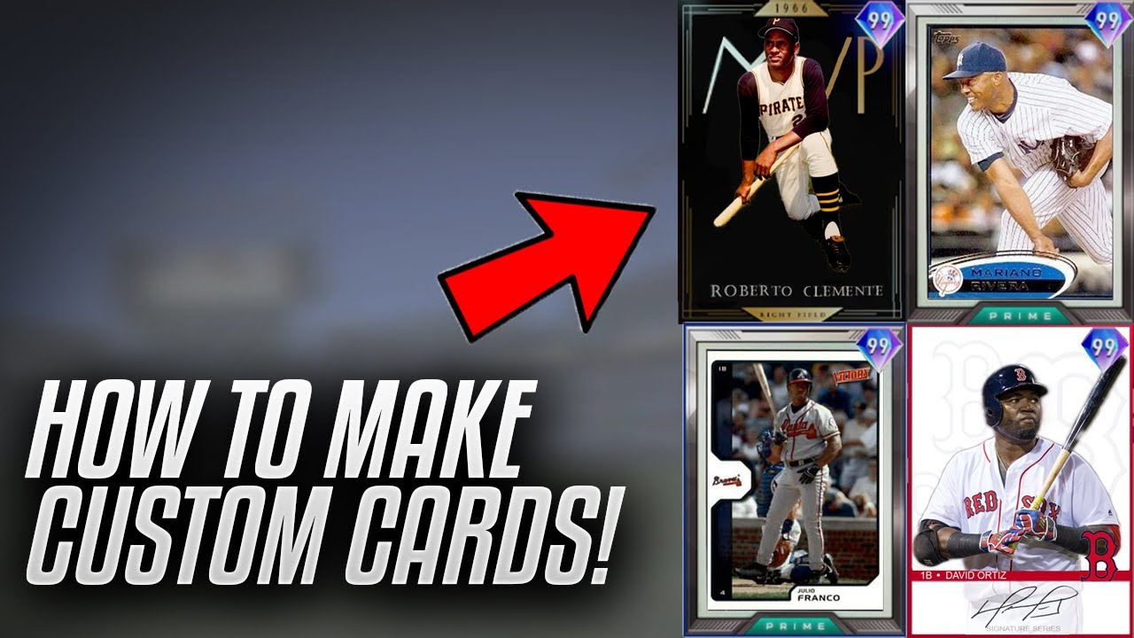 How To Make CUSTOM CARDS In Photoshop For MLB The Show 22! Intended For Custom Baseball Cards Template