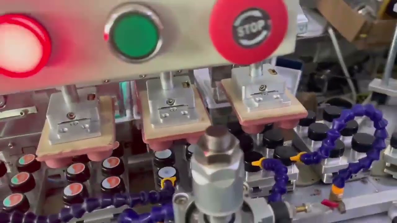 Automatic Bottle Cap Pad Printing Machine/ plastic Caps 4 color Pad Printing Machine Printer