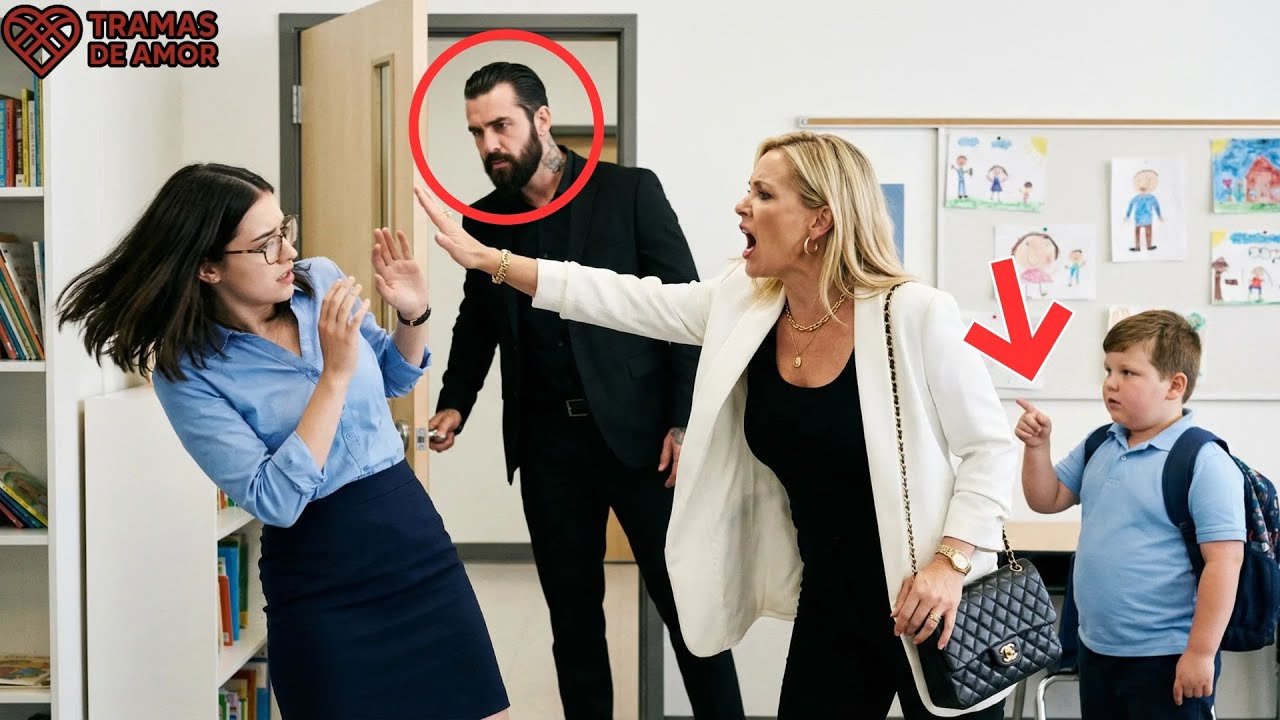 Uma mãe RICA bateu na PROFESSORA do filho mimado — O que o Mafioso fez em seguida chocou a todos