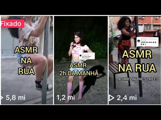 ASMR NA RUA COMPILADO (VERTICAL)