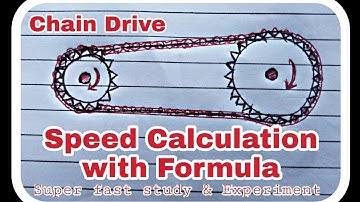 Chain Drive Speed Calculation