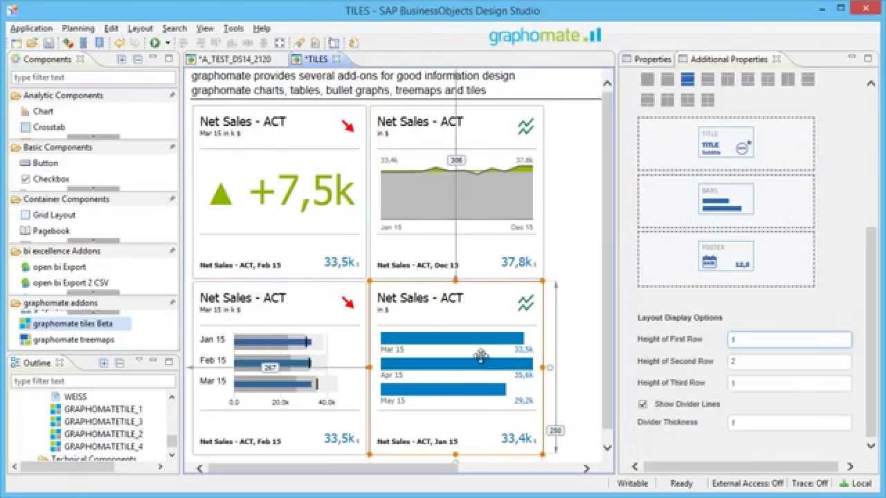 Graphomate Tiles For Sap Design Studio A 2nd Look Youtube