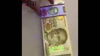 SGD 600,000.00 boleh dimasukkan ke dalam sampul surat Saiz A4 #zahidhamidi