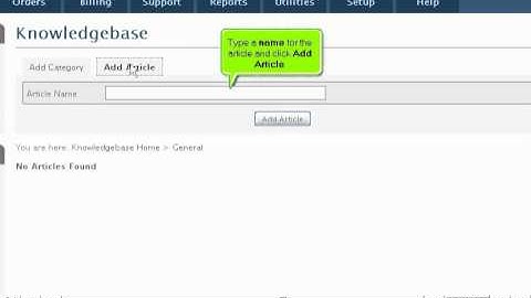 How to set up the WHMCS knowledgebase - Canadian Web Hosting