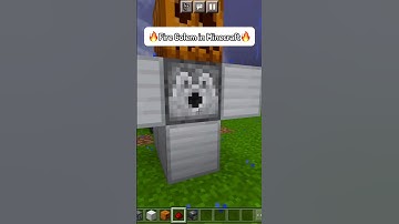 🔥Fire golem in Minecraft 🔥 #minecraft #minecraftshorts #shorts