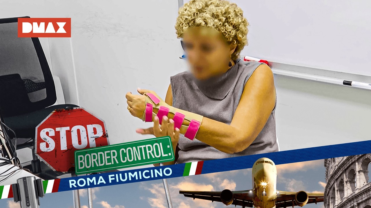 Finge un infortunio… ma nel tutore nasconde mezzo chilo di cocaina | Border Control Roma Fiumicino