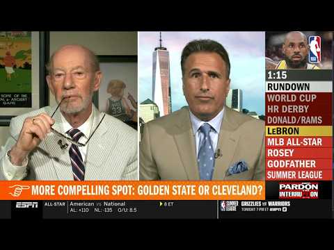 THE WAIT IS OVER? LeBron chooses between Steph's Warriors & his Cavaliers! | PARDON THE INTERRUPTION