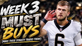 12 Dynasty MUST BUY Trade Targets before Week 3 News