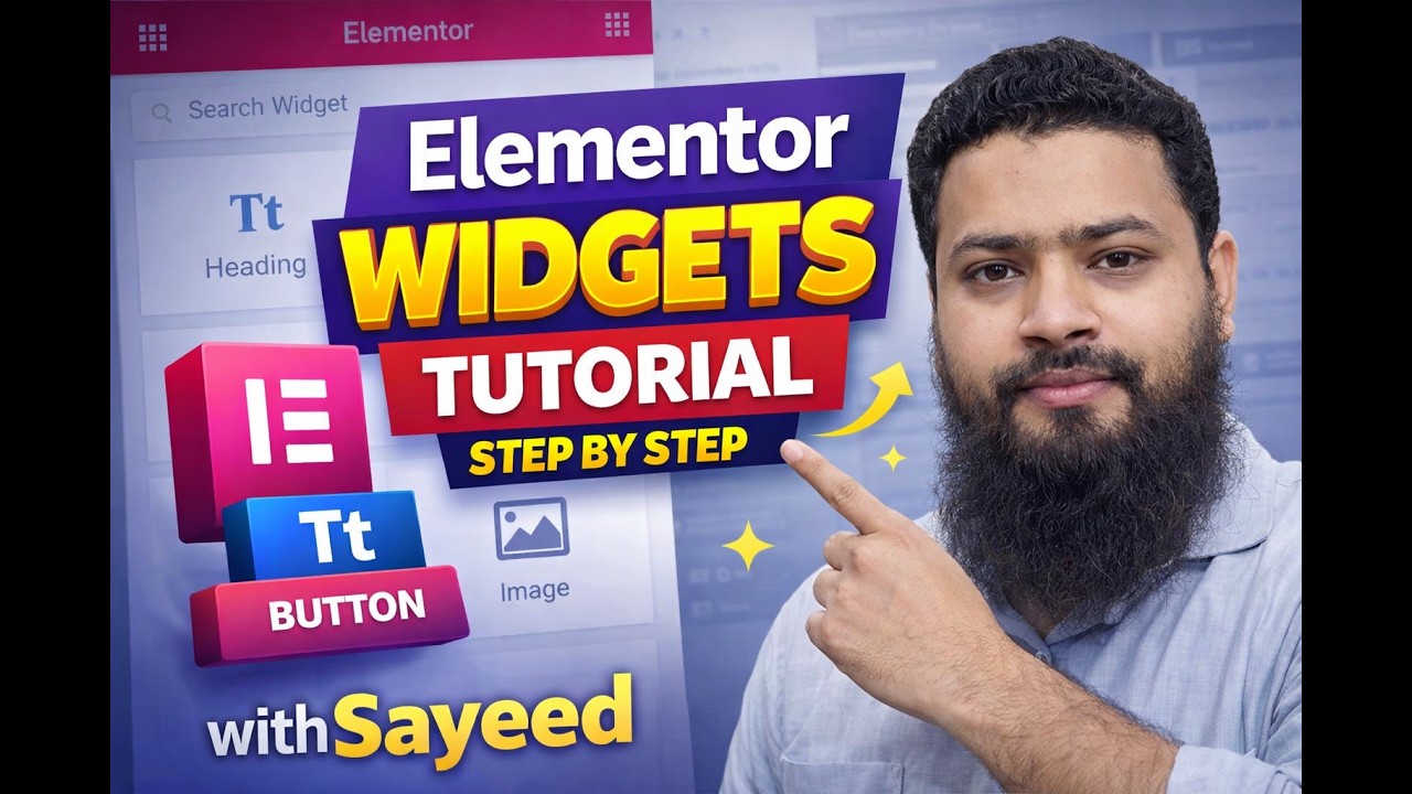 Elementor Widget Tutorial - Two Column Widget - YouTube
