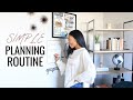 My SIMPLE Weekly Planning Routine to Get Things Done | How I Plan My Week