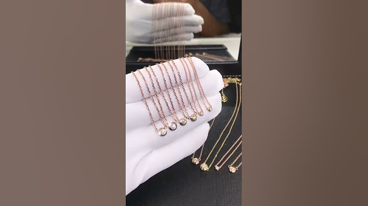 Cartier Diamants Légers Diamond Rose Gold Small Model Necklace
