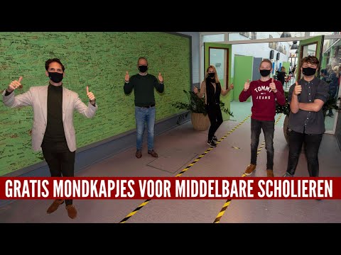 Gratis mondkapjes voor middelbare scholieren in Noordwijk