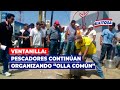 🔴🔵Ventanilla: Pescadores afectados por el derrame de petróleo continúan organizando "olla común"