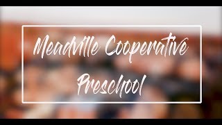Meadville Cooperative Preschool Students