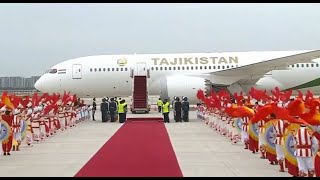 LIVE: Tajik President arrives in Xi'an for China-Central Asia Summit
