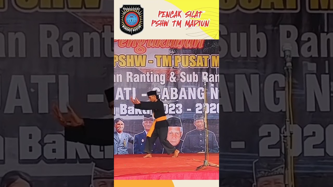Solospel Kembangan Jurus Seni Pencak Silat PSHW TM SH WINONGO STK Pusat MADIUN INDONESIA 