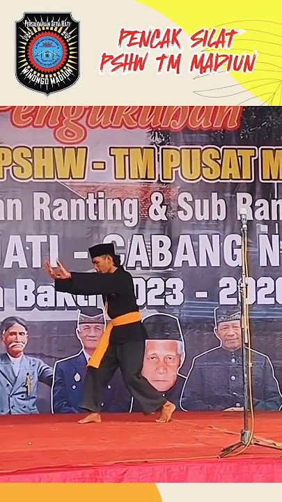 Solospel Kembangan Jurus Seni Pencak Silat PSHW TM SH WINONGO STK Pusat MADIUN INDONESIA #shorts