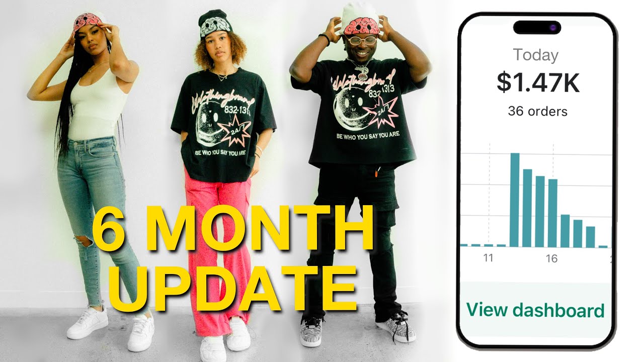 REALISTIC First 6 Months Starting A Clothing Brand in 2023