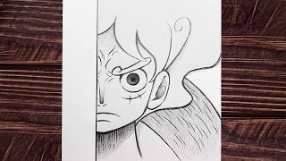 How to draw Luffy Gear 5 - [One Piece] | Easy to draw