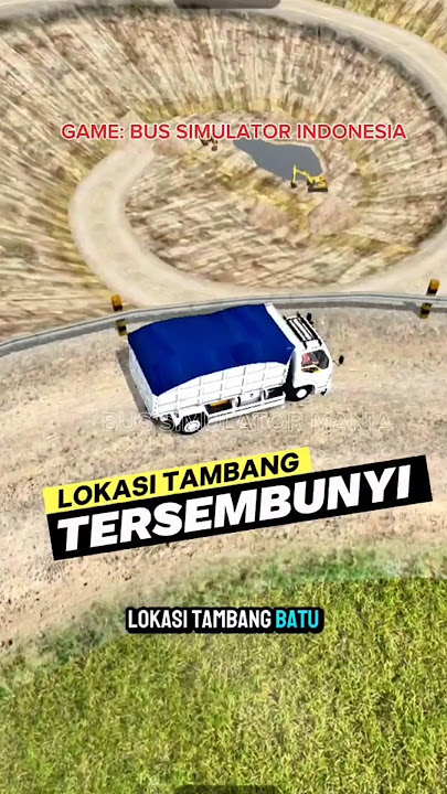 How to get to the hidden mine location in Bussid #bussid #bussimulatorindonesia