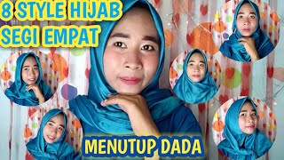 TUTORIAL HIJAB SEGI EMPAT Paling Simple Terbaru