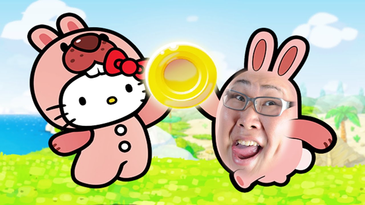 The crazy combos are awesome] Playing LINE Pokopang with Kitty