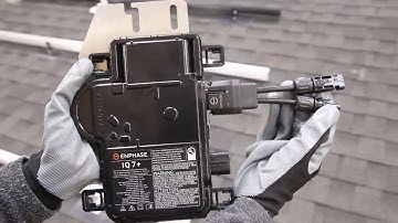 Enphase IQ7 Microinverter Rooftop Installation
