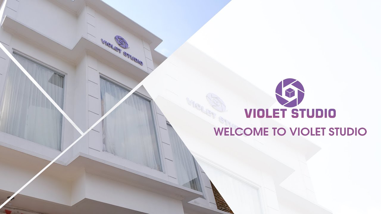 WELCOME TO VIOLET STUDIO #studiophotography - YouTube