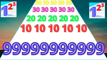 Play 100 Levels Tiktok Mobile Game :Number Masters, Count master Gameplay iOS,Android Walkthrough...
