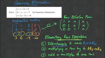 Solving a system of equations Part 3 - Gaussian Elimination