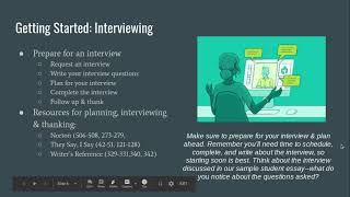Planning Profile Essay