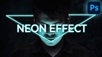 NEON GLOW EFFECT in Adobe Photoshop Tutorial