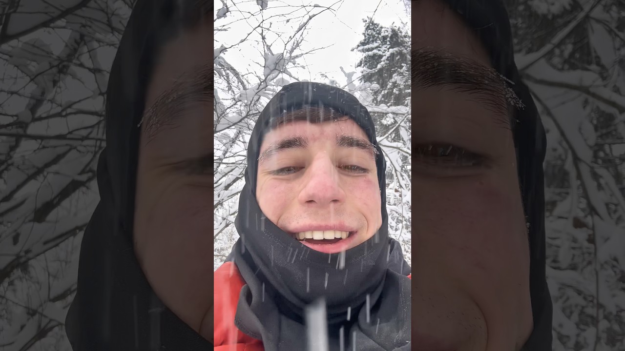 Amazing winter in the forest in Russia, just skiing and relaxing 😌 ❄️ 