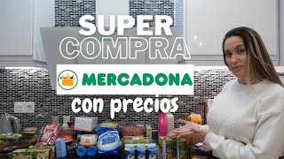 SUPER COMPRA MERCADONA🛒ALIMENTACIÓN, LIMPIEZA Y COSMÉTICA #compramercadona #mercadona #comprasemanal