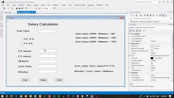Salary Calculation using VB.Net in Tamil | NVQ Level 4 ICT Exam Questions