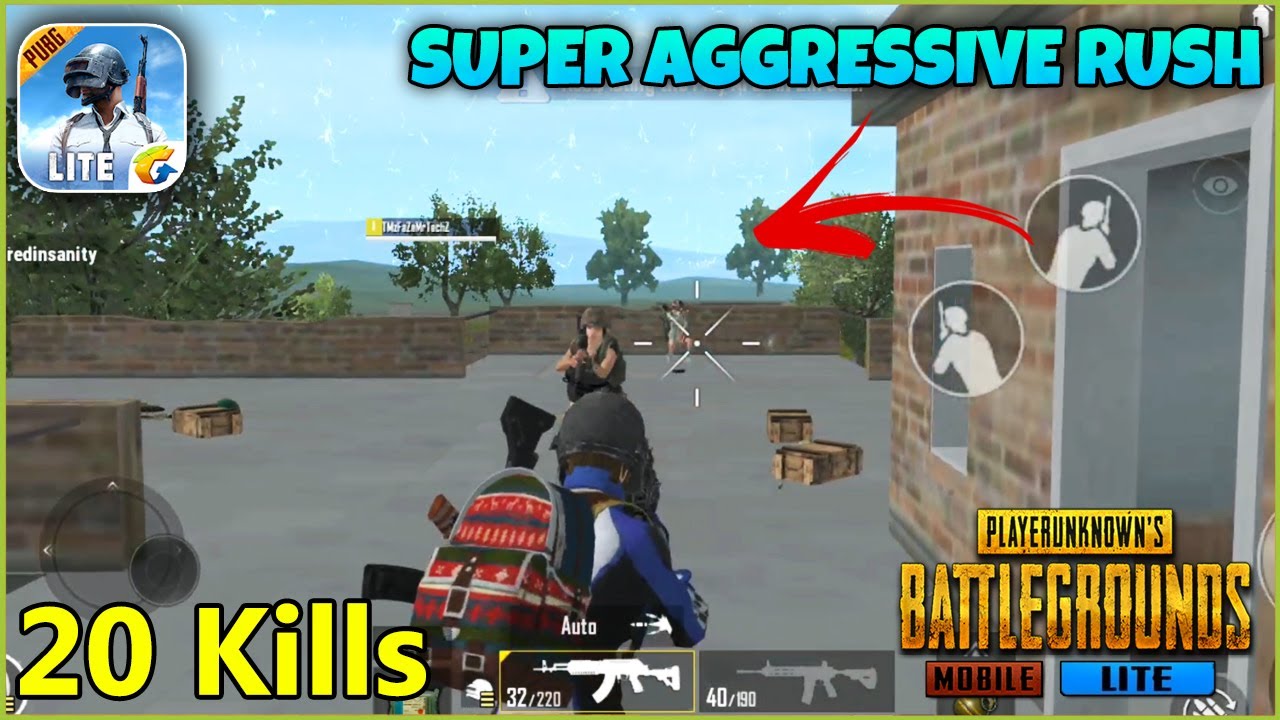 Super Aggressive Rush Gameplay | PUBG Mobile Lite 20 Kills Solo Squad ...
