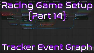 Getting started with the Tracker Event Graph Script | Unreal Engine | Racing Game Tutorial