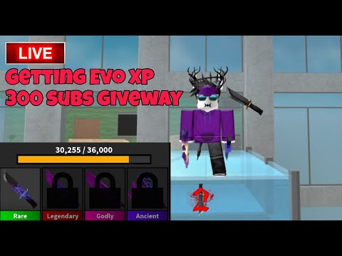 🔴Live MM2 Claiming Evo XP - YouTube
