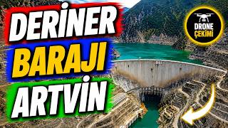 DERİNER BARAJI ARTVİN DRONE ÇEKİMİ #derinerbarajı #artvin