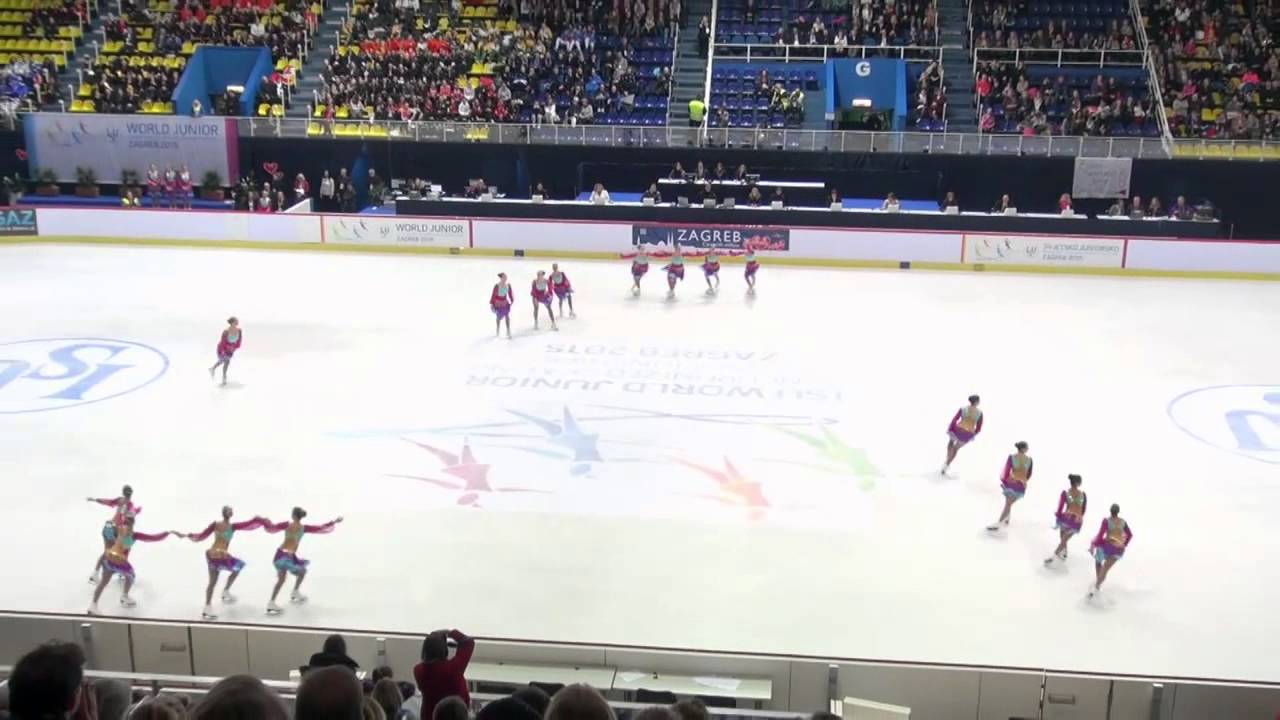 WJSSC 2015 Zagreb - Team Convivium - Sweden 2 - Free Skating