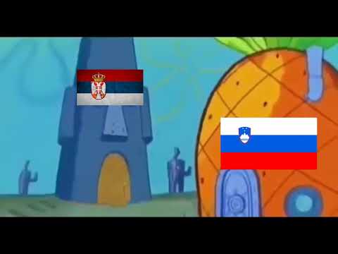 Sundjer bob,Srbija vs Slovenija!