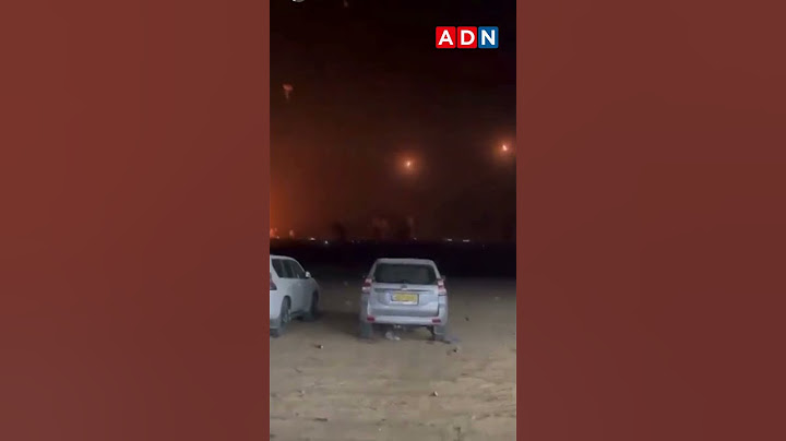 🔴 MOMENTO en que IRÁN LANZA ATAQUE con misiles contra ISRAEL