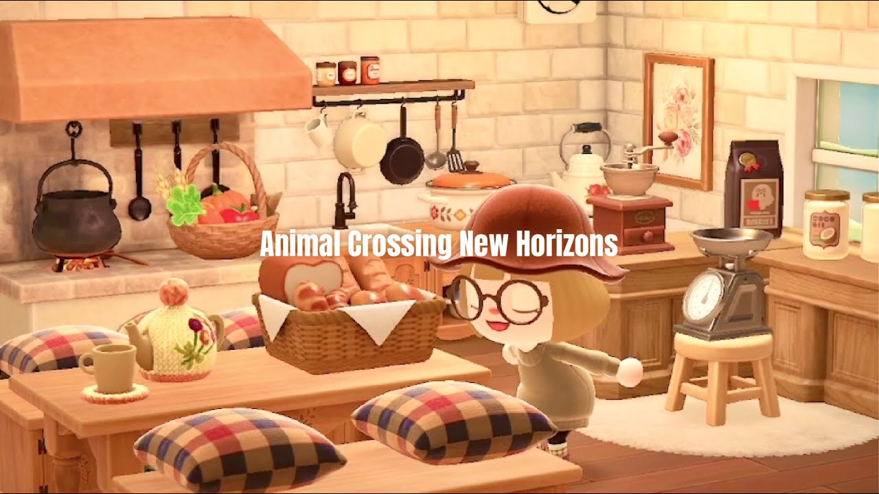 【あつ森】日常生活が見えるキッチン ACNH Animal Crossing New Horizons【レイアウト】 YouTube