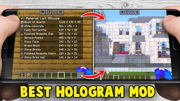 I Found the Best Hologram Mod For Minecraft Pocket Edition | Hologram Mod for MCPE
