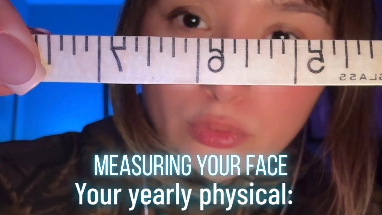 ASMR | Is Your Face Symmetrical? 📏 (Face Measuring & Personal Attention)