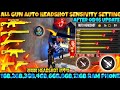 Free Fire Best Sensitivity Settings for Headshots! 🎯 (After Update) OB52