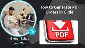 How to Generate PDF Orders in Glide | Multistore Inventory App Tutorial (No Integrations!)
