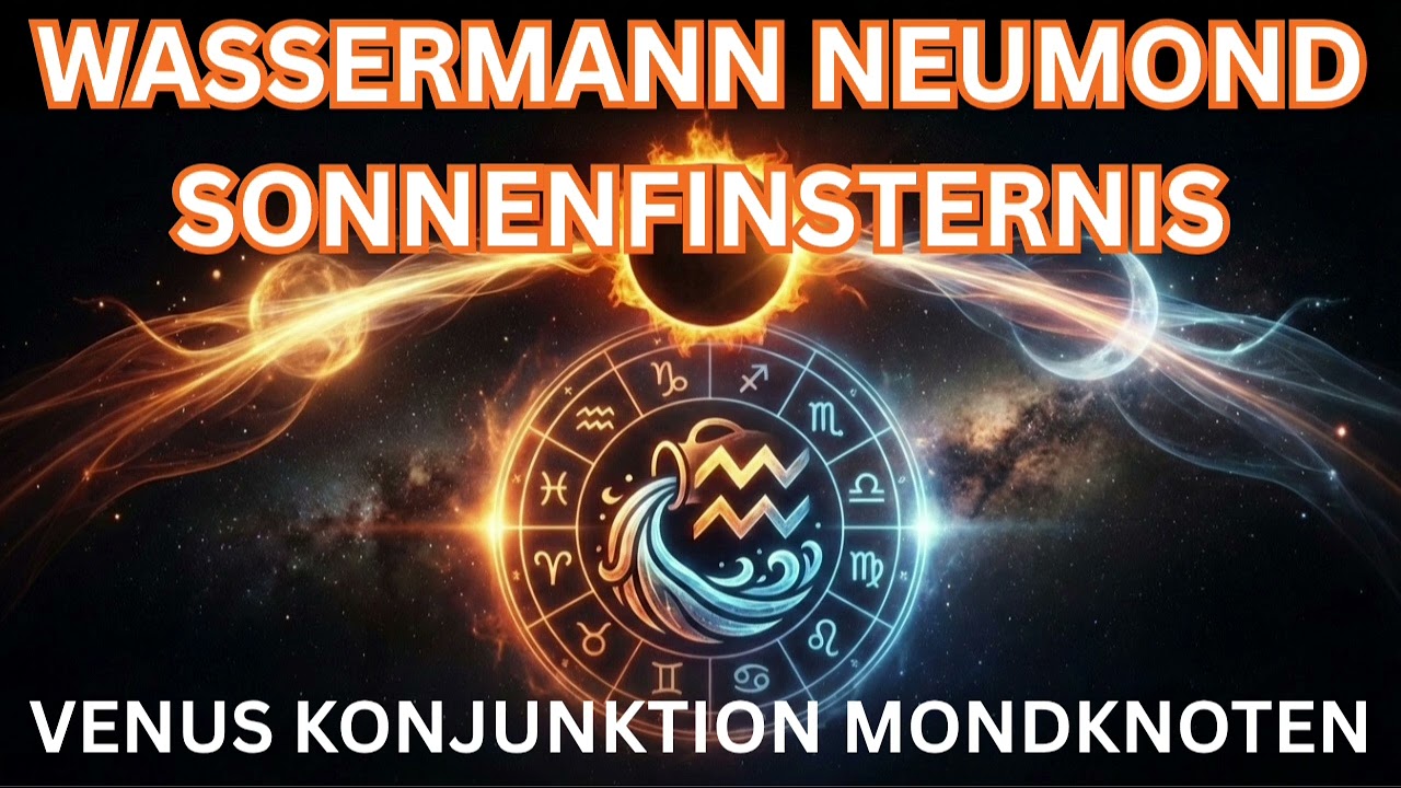 Neumond Wassermann & Venus Konjunktion Mondknoten: Dein Schicksal wird neu geschrieben🧭